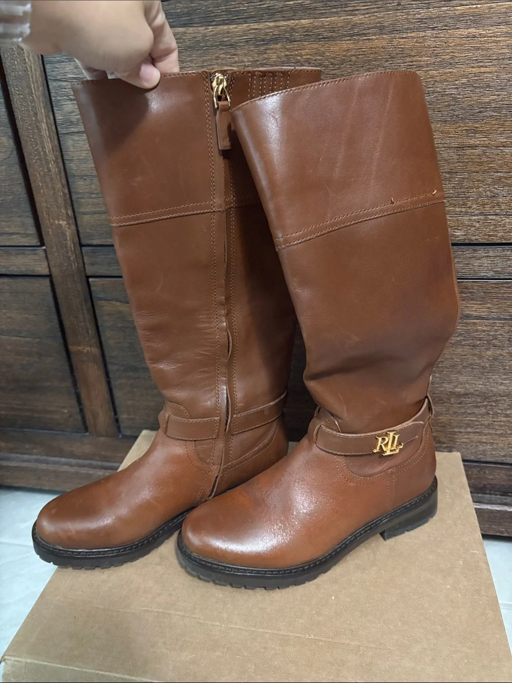 Ralph Lauren Everly Riding Boot - SIZE 6